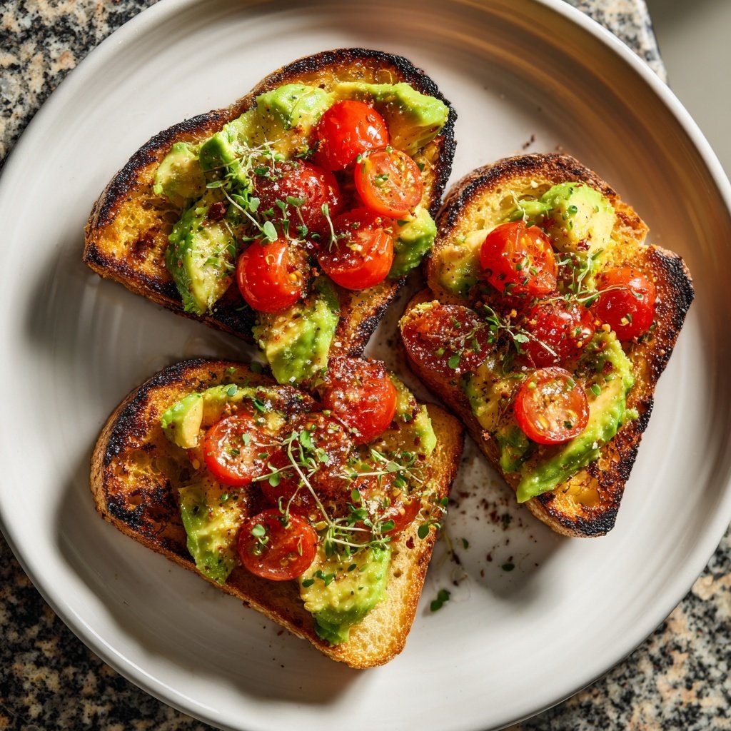 Valentine Breakfast Heart Shaped Toasts