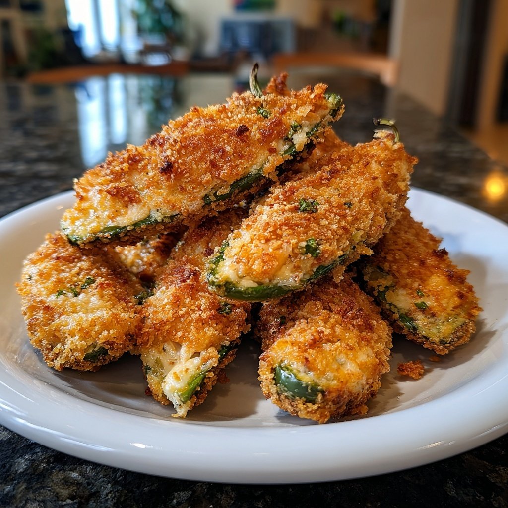 Jalapeno Poppers with Savory Crumb Topping