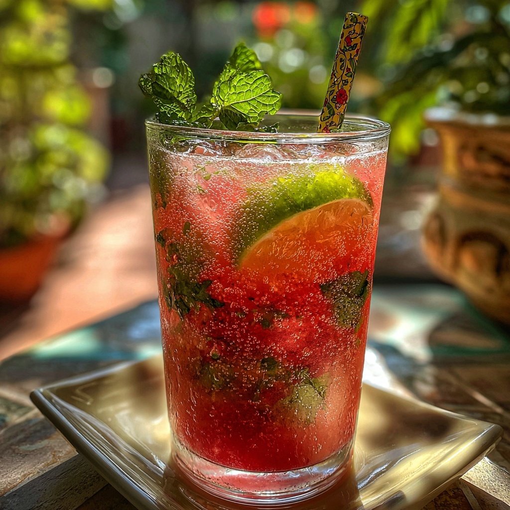 Fresh Strawberry Lime Cooler
