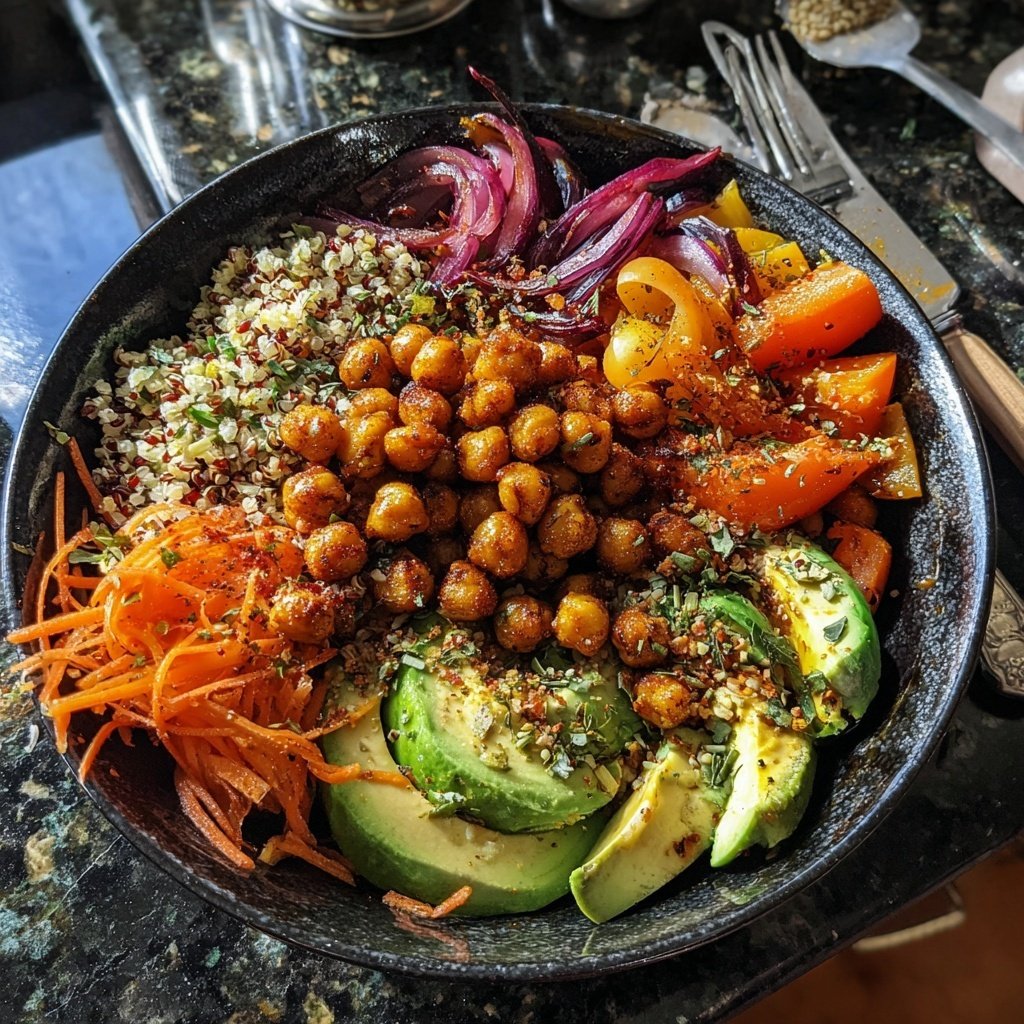 Spicy Chickpea Buddha Bowl