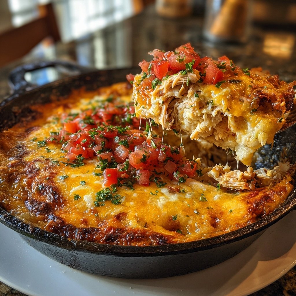 Rotisserie Chicken Taco Casserole