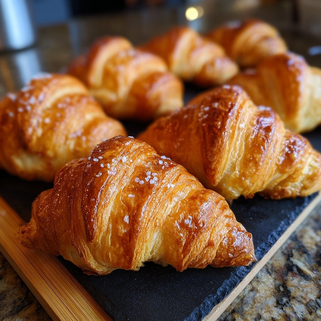 Buttery Homemade Croissants