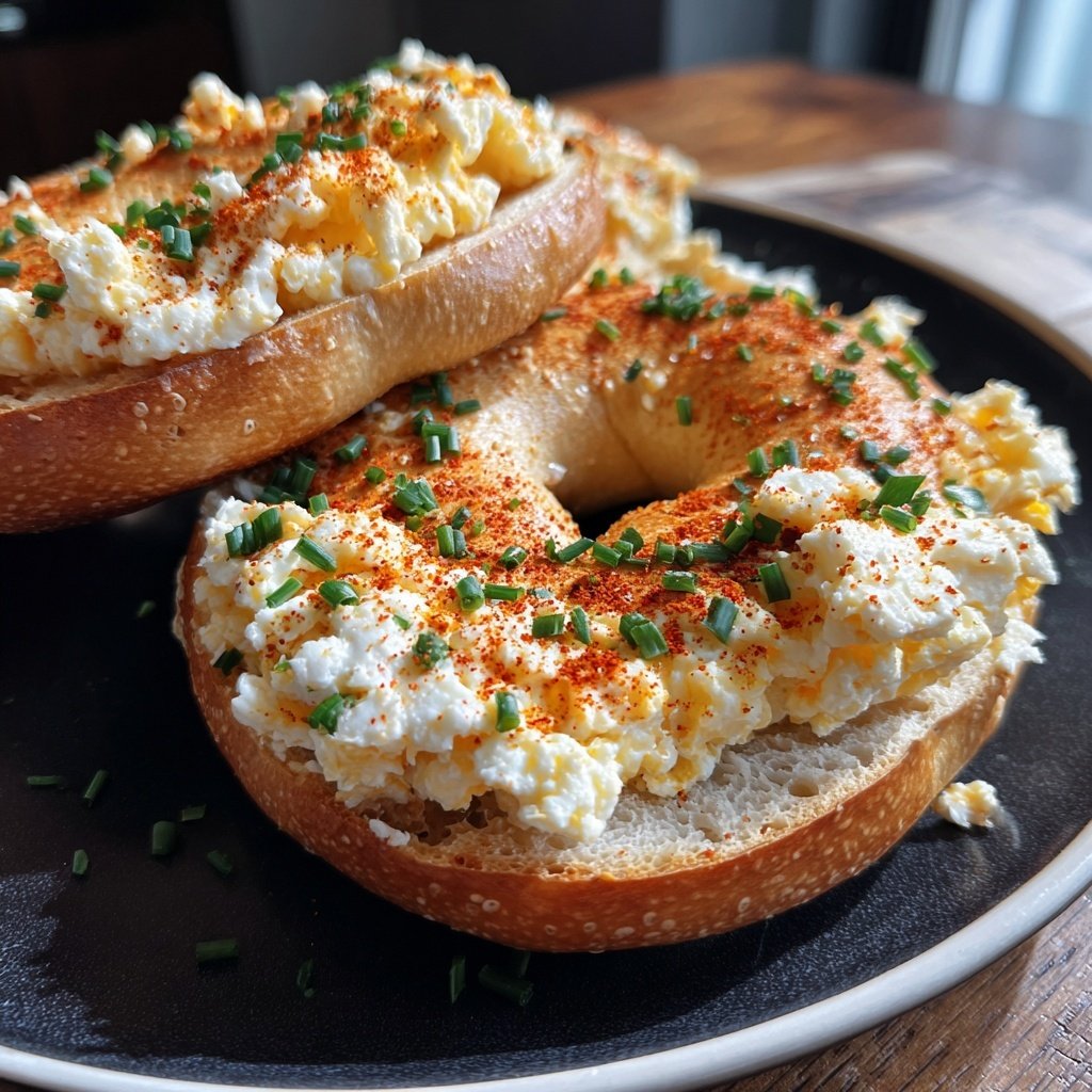 Protein Bagels With Egg Whites