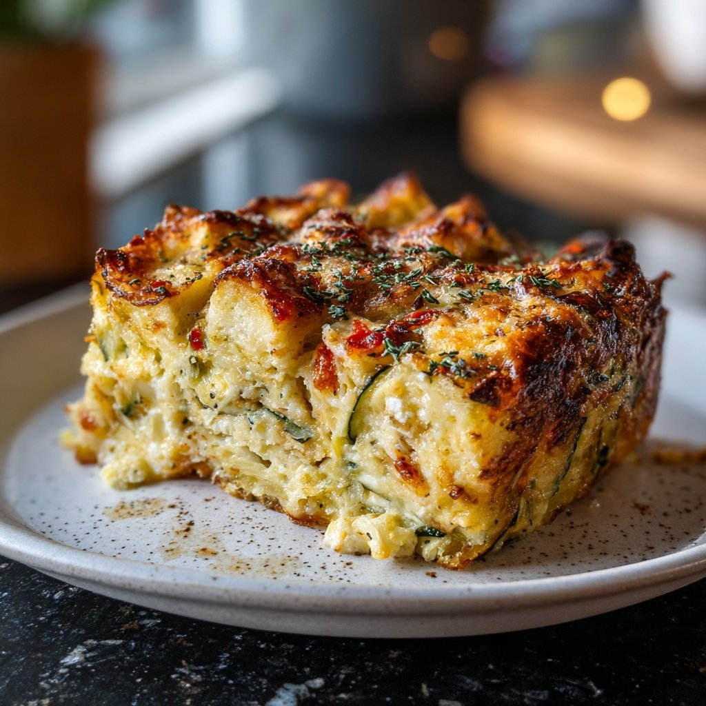 Baked Zucchini Ricotta Veggie Bake