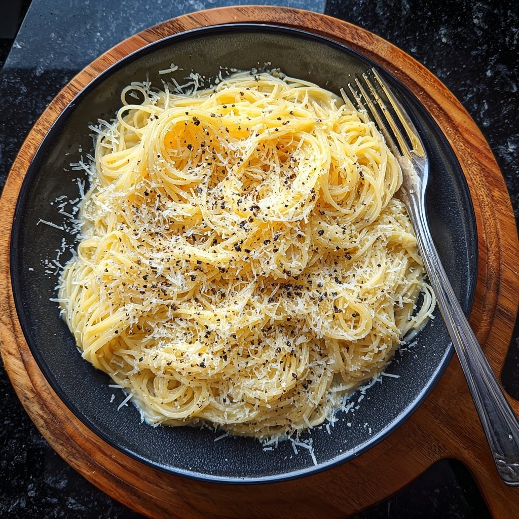 Angel Hair Pasta With Lemon Cream Sauce