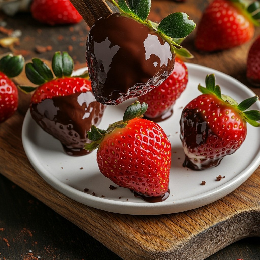 Chocolate Strawberries for Valentine’s Day