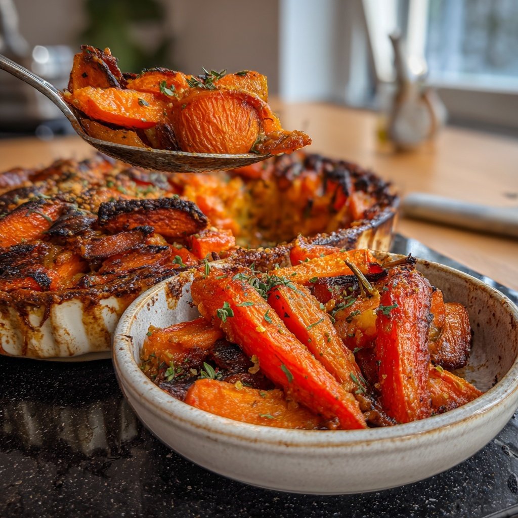 Sunday Roasted Carrot Sweet Potato Bake