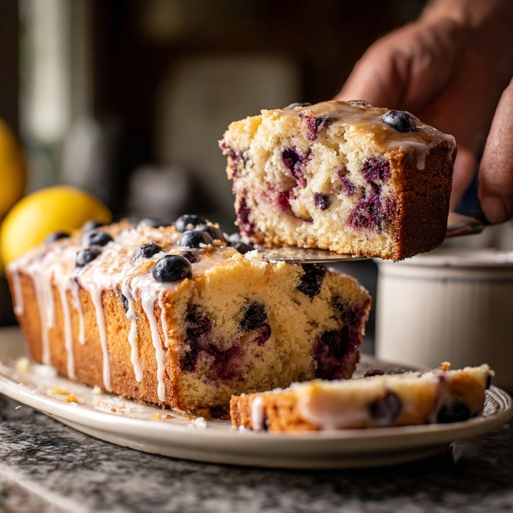 Lemon Blueberry Tea Cake