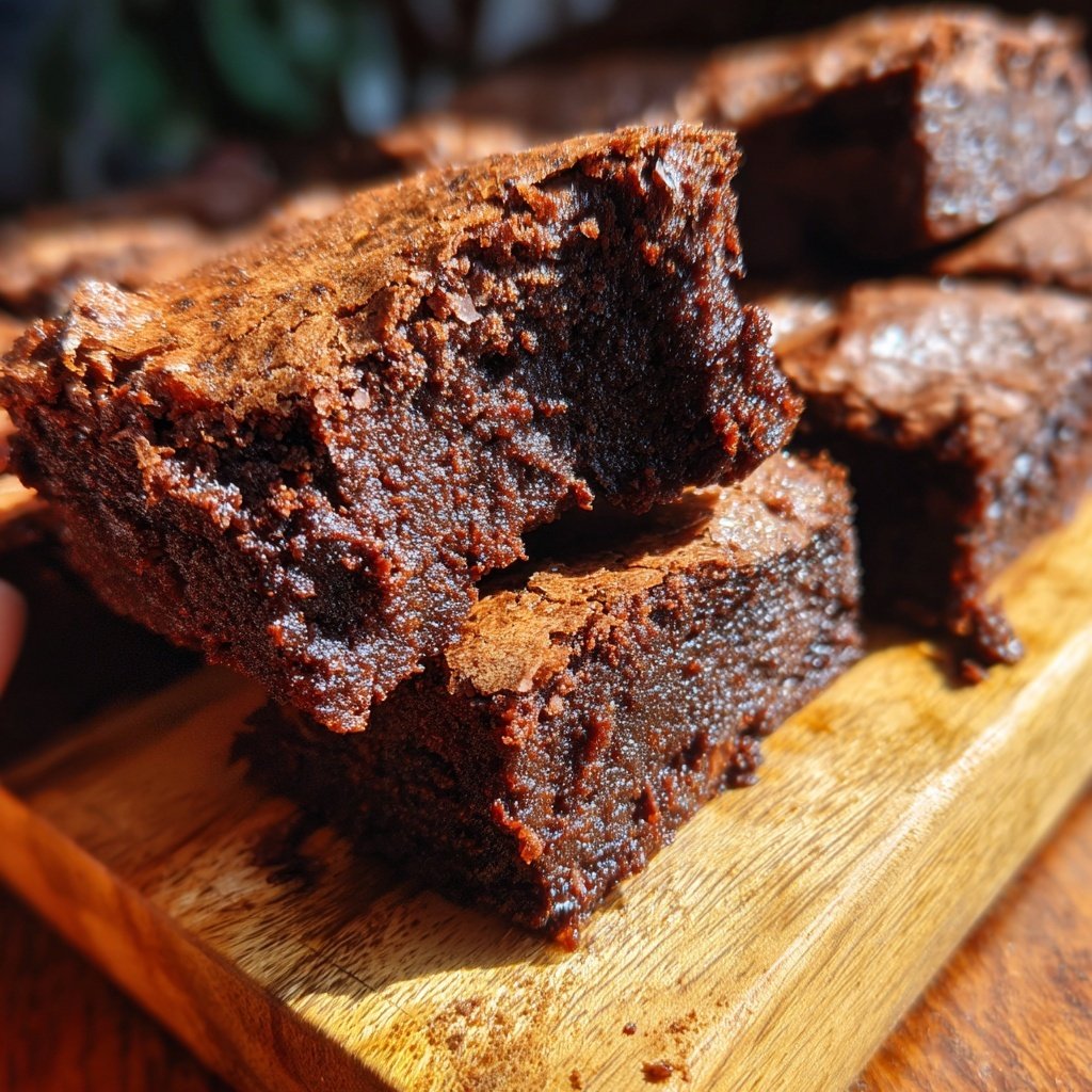 Cottage Cheese Brownies with Cinnamon