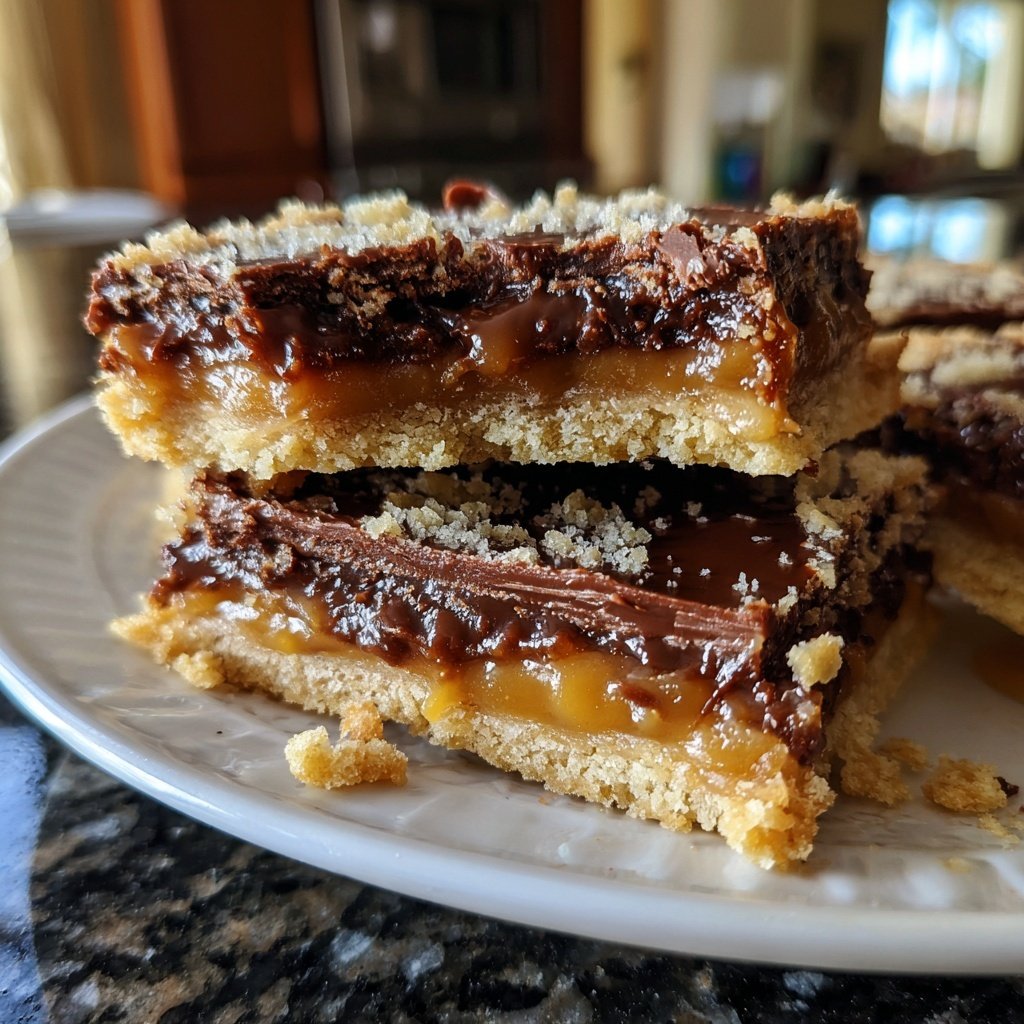 Chocolate Caramel Shortbread