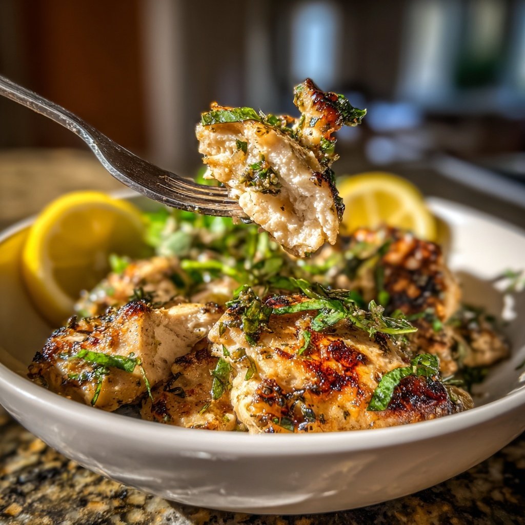 Grilled Lemon Herb Chicken Bowl