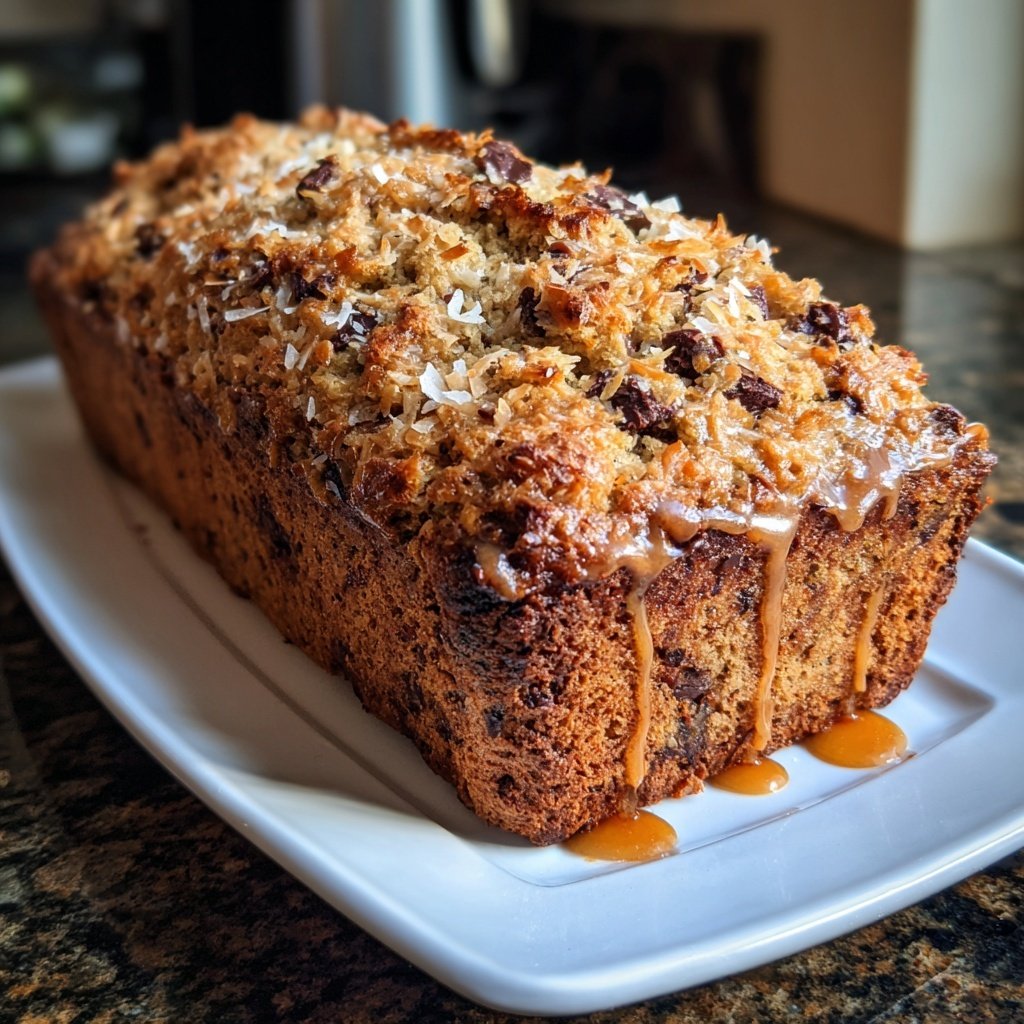 Chocolate Orange Coconut Snack Loaf