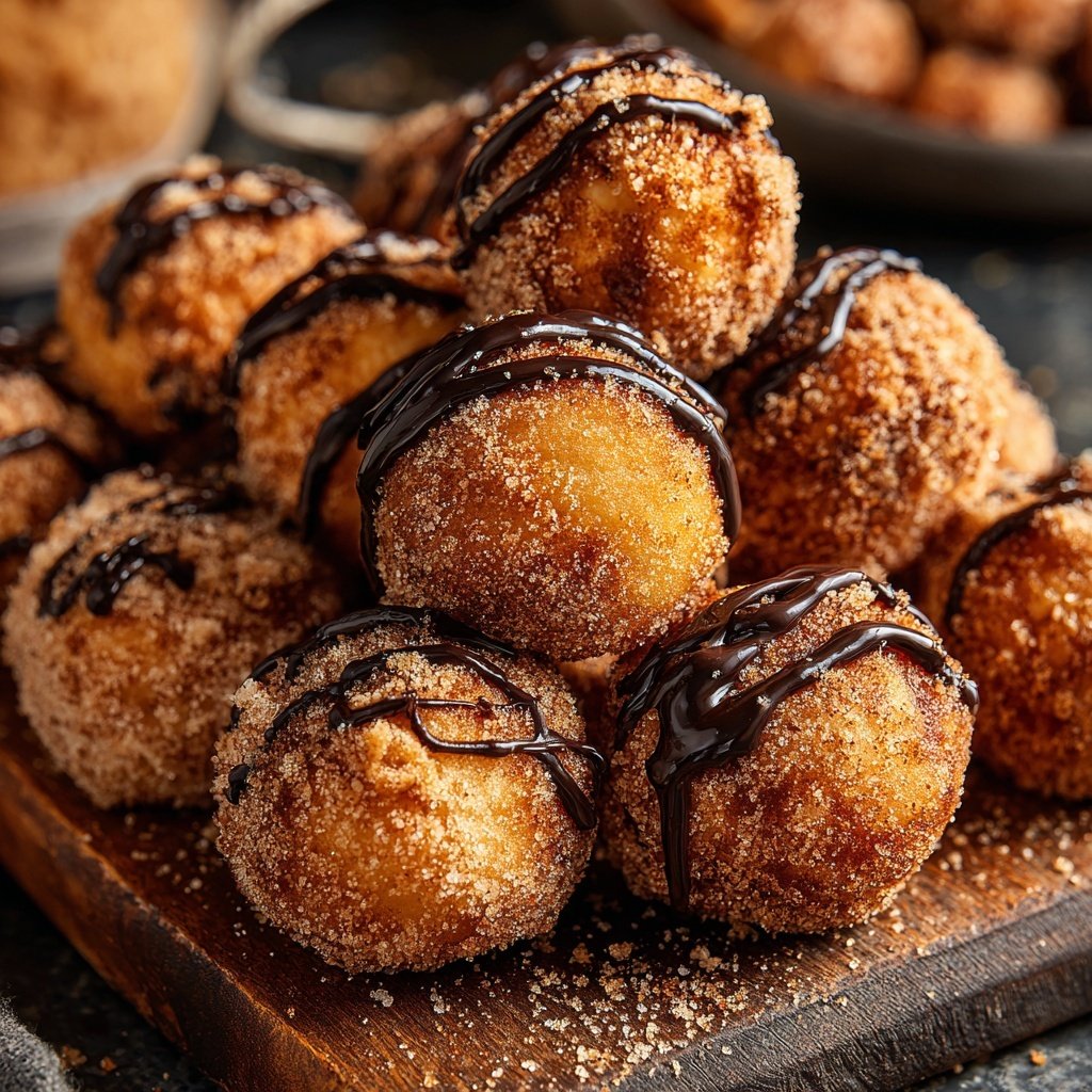Super Bowl Dessert Cinnamon Sugar Donut Holes