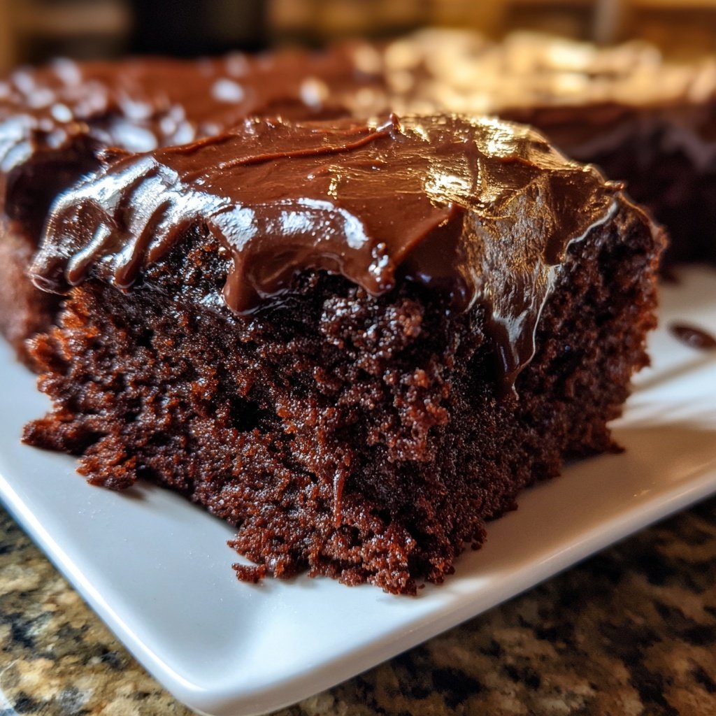 Chocolate Sheet Cake With Frosting