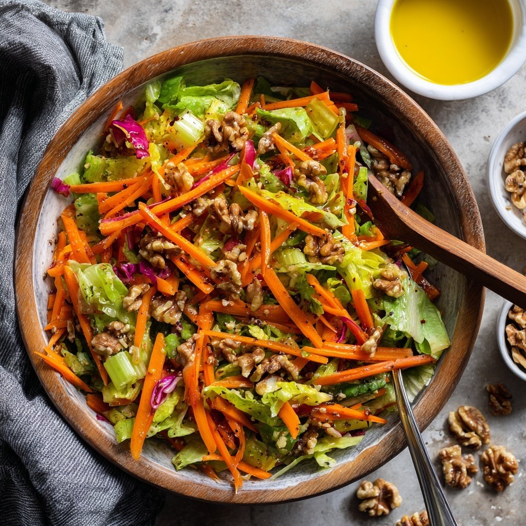Celery And Carrot Crunch Salad
